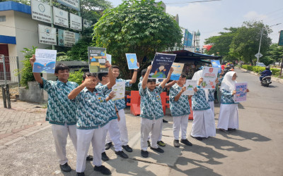 Kegiatan Kampanye untuk Menjaga Bumi yang Dilakukan oleh Siswa Siswi SMPN 29 Surabaya