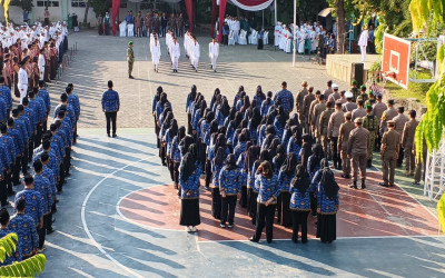 PERINGATAN HUT RI Ke 81, di kecamatan Tambaksari yang berpusat di SMPN 29 Surabaya