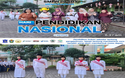 Refleksi dan Komitmen: SMPN 29 Surabaya Perkuat Pendidikan Berkarakter di Hardiknas